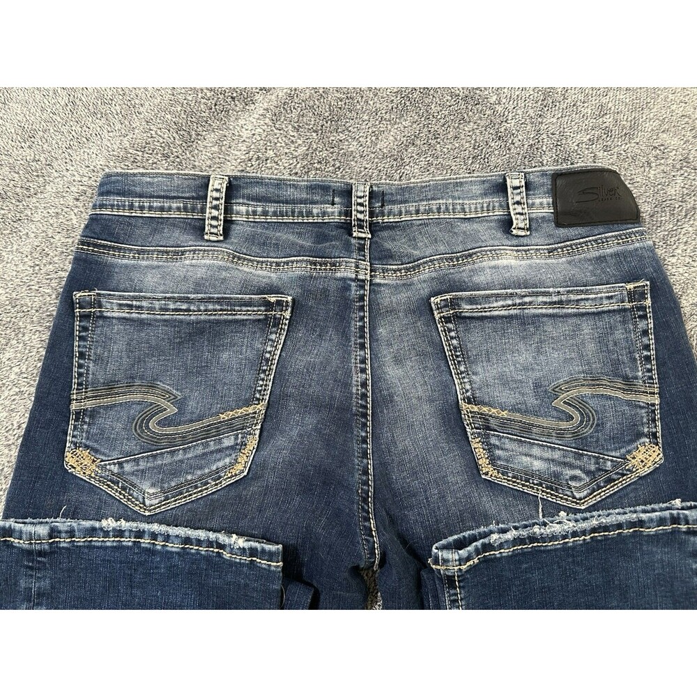 Silver Jeans Grayson Jeans Mens 38x30 Blue Classic Straight